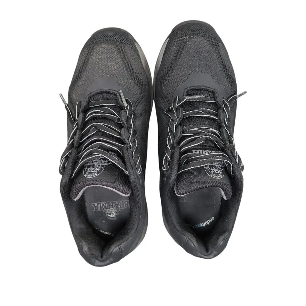 Brahma Shoes Mens 7.5 Work Kamden Steel Toe Slip Resistant Light Weight Comfort